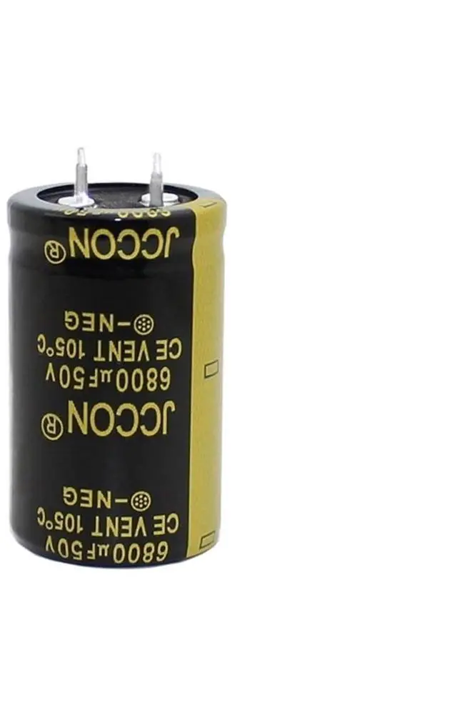 Alt view image 5 of 6 - 1Pcs Audio Electrolytic Capacitor 50V 6800UF 4700UF 10000UF 15000UF 22000UF for HiFi Amplifier High Frequency Low(50V10000UF 30x50)