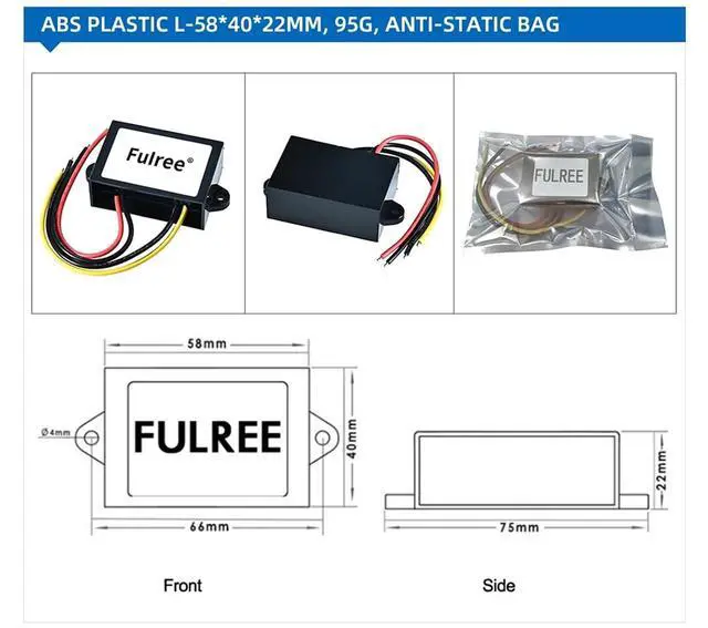 Alt view image 2 of 7 - 12V 24V to 5V 3A 5A 10A 15A 20A 25A 30A 40A 50A 60A DC DC Step Down Voltage Converter 12 24 to 5 Volt Reducer Regulator(12V 24V to 5V 10A-S)