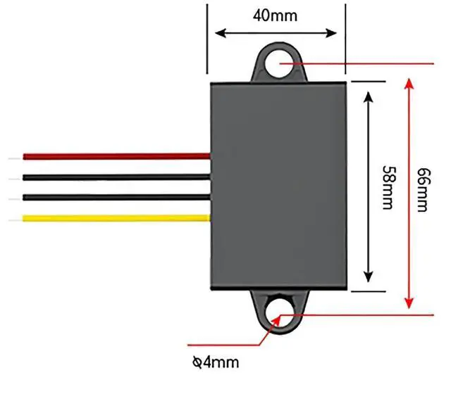 Alt view image 5 of 6 - 12V to 19V Power Converter 9V-18V to 19V Power Supply Voltage Boost Module Laptop Power Supply Retrofit Power Converter(12V to 19V 3A)