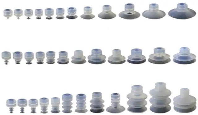 Main image of Big Head Manipulator Vacuum Sucker Industrial Pneumatic Accessories Silicone Sucker Powerful Sucker.(SP-25)
