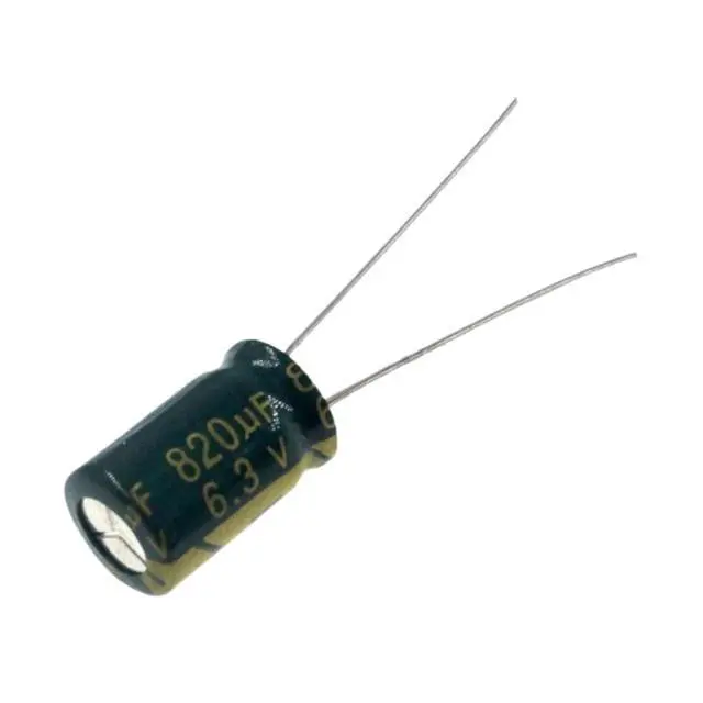 Alt view image 2 of 2 - 10pcs/lot 6.3V 820UF 8 * 12MM Low/Impedance high Frequency Aluminum electrolytic Capacitor 820UF 6.3V820UF 20%
