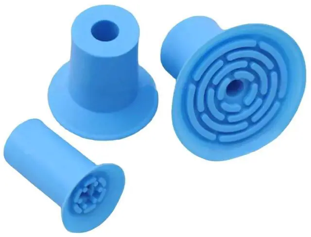 Alt view image 6 of 6 - Type F18 F22 F26 F33 Open Bag Vacuum Suction Cup Strong Pneumatic Industrial Blue Suction Nozzle(Black)