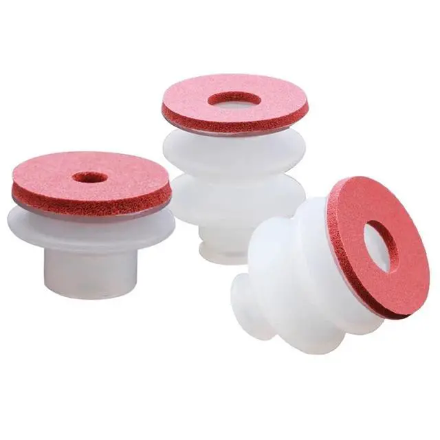 Alt view image 3 of 7 - Big Head Manipulator Sponge Vacuum Suction Cup Strong Suction Nozzle Industrial Pneumatic Accessories.(Pink)