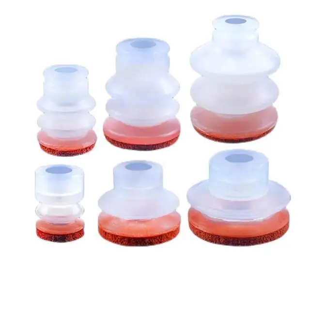 Alt view image 5 of 7 - Big Head Manipulator Sponge Vacuum Suction Cup Strong Suction Nozzle Industrial Pneumatic Accessories.(Pink)