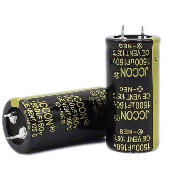 Main image of 1Pcs Power Supply Aluminum Capacitor 160v1500uf 25x50 160v2200uf 30x60 Suitable for Microwave Oven(160v2200uf 30x60)