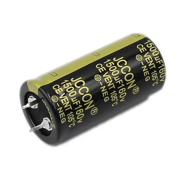 Alt view image 2 of 5 - 1Pcs Power Supply Aluminum Capacitor 160v1500uf 25x50 160v2200uf 30x60 Suitable for Microwave Oven(160v2200uf 30x60)
