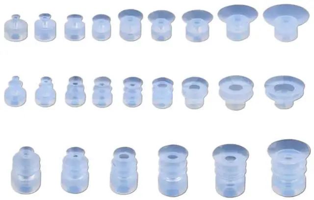 Main image of Small Head Vacuum Suction Cup Single Double Three-Layer Manipulator Accessories Industrial Suction Nozzle Pneumatic Silicone.(DP-S15)