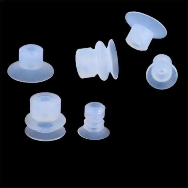 Alt view image 3 of 6 - Small Head Vacuum Suction Cup Single Double Three-Layer Manipulator Accessories Industrial Suction Nozzle Pneumatic Silicone.(DP-S15)