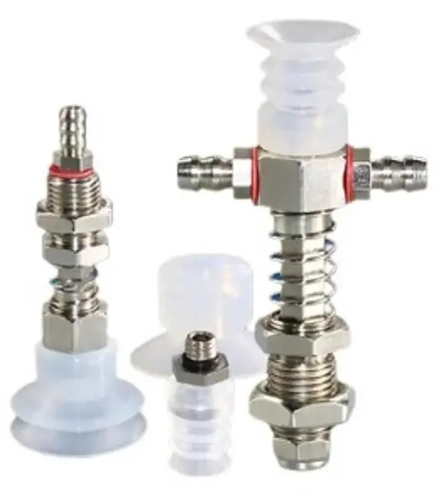 Alt view image 6 of 6 - Small Head Vacuum Suction Cup Single Double Three-Layer Manipulator Accessories Industrial Suction Nozzle Pneumatic Silicone.(DP-S15)