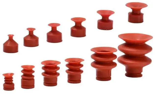 Main image of 1Pcs Manipulator Accessories Industrial Pneumatic Vacuum Suction Cup VAPH-15/20/30/40C Vacuum Sucker Accessories Air Nozzle(Red)