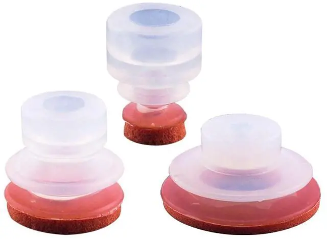 Main image of 1Pcs DP-08/10/12/15/20/25/30/40/50 DP-S08/10/12/15/20/25/30 Small White Silicone Red Traceless Sponge Vacuum Sucker(DP-12big)
