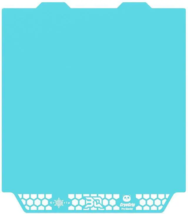 Main image of CryoGrip Pro Glacier for Bambu-Lab A1 Mini 3D Printer | 184x184mm Double-Sided Build Plate High Adhesion&Fine Textured Spring Steel Sheet Upgrade Removable Surface Platform