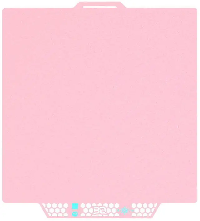 Main image of CryoGrip Pro Glacier Plate for Bambu-Lab X2D,P2S,P1P,P1S,X1C,X1E,A1 | 257x257MM Double-Sided Fine Textured Build Plate High Adhesion & Upgrade Removable Surface Platform (Glacier Pink)