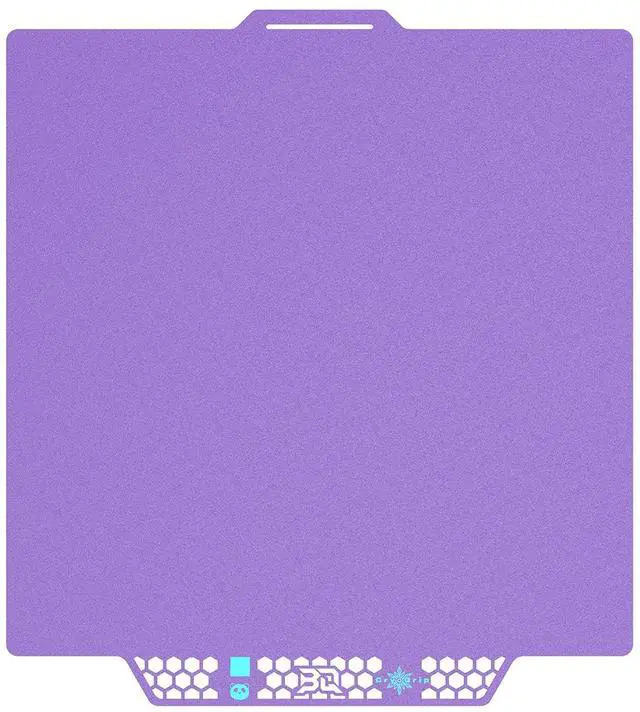 Main image of CryoGrip Pro Glacier Plate for Bambu-Lab X2D,P2S,P1P,P1S,X1C,X1E,A1 | 257x257MM Double-Sided Fine Textured Build Plate High Adhesion & Upgrade Removable Surface Platform (Glacier Purple)