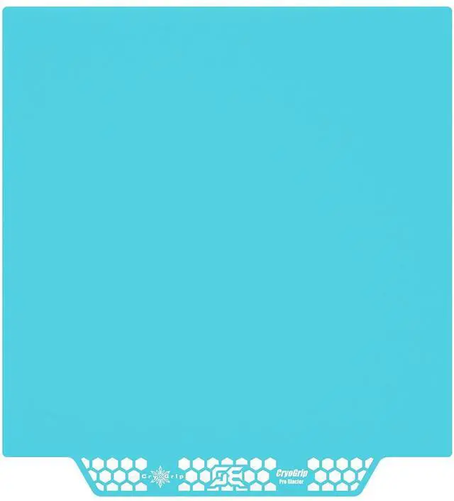Main image of Cryogrip Pro Glacier 235x235MM Build Plate for Adventurer 5M/5M Pro | Ender-3/V3/Pro/V2 Neo, Creality-K1/K1C, Ender-5/5 Pro, Kobra Neptune 3 Pro, etc. 3D Printers Double Sided Fine Textured Plate