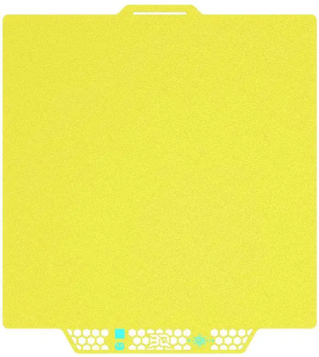 Main image of CryoGrip Pro Glacier Plate for Bambu-Lab X2D,P2S,P1P,P1S,X1C,X1E,A1 | 257x257MM Double-Sided Fine Textured Build Plate High Adhesion & Upgrade Removable Surface Platform (Glacier Yellow)