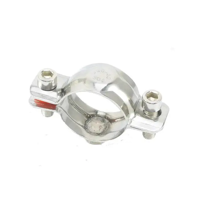 Alt view image 3 of 6 - 1PCS M8x1.25mm Female Fit 19-108mm OD Tube 304 Stainless Steel Pipe Hanger Bracket Clamp Suppoert Clip Homebrew(Fit 80-89mm OD Tube)