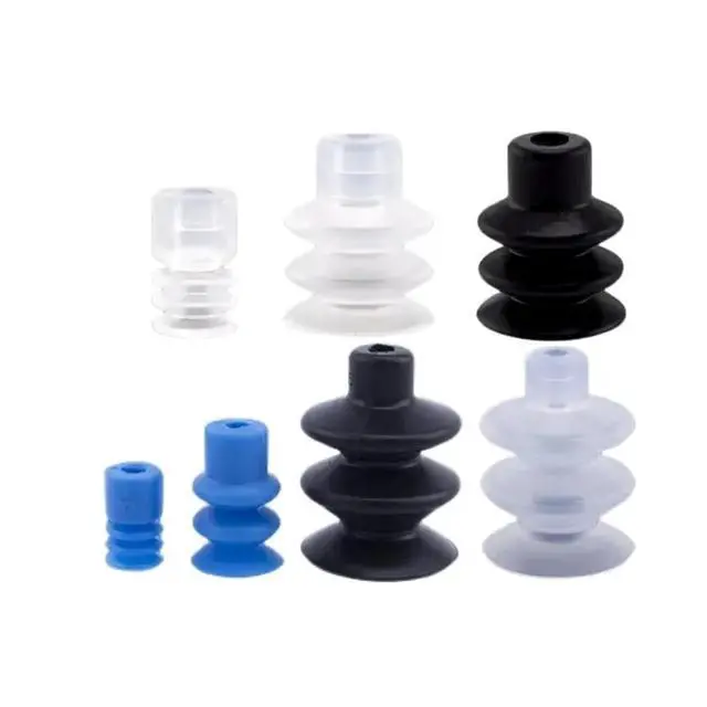 Alt view image 5 of 5 - Vacuum Suction Cup FG25 Three-Layer Series Imported Silicone Industrial Pneumatic Component Mechanical arm Accessory FG14(Pink)
