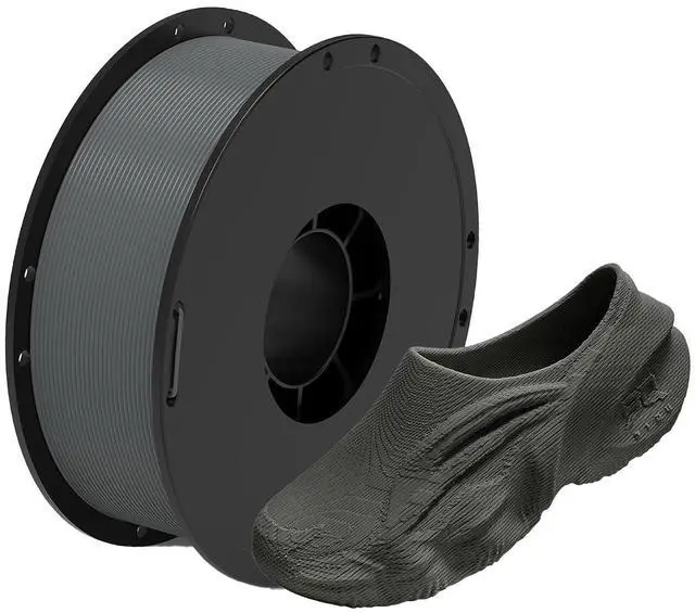 Main image of MorPhlex Flexible Filament 1.75mm, Turn 90A Into Ultra-Soft 75A with High Flexibility, 1Kg (2.2lbs) Spool - Dimensional Accuracy ±0.02 mm, Beginner-Friendly (Night Gray)