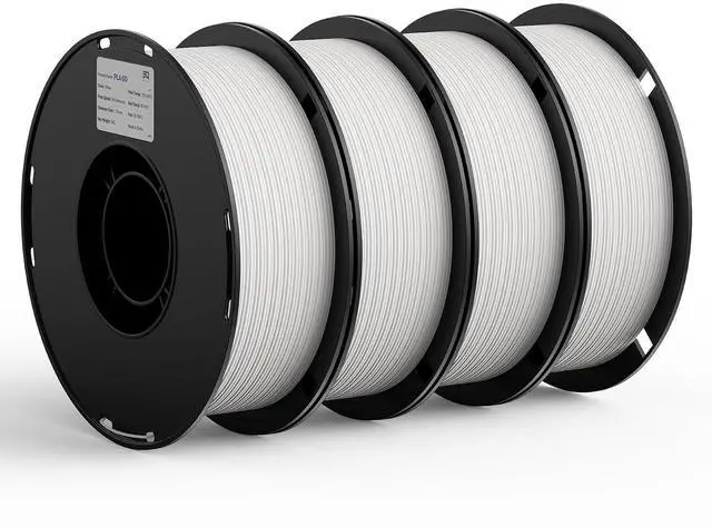Main image of PLA GO 3D Printer Filament 1.75mm 4KG Spool (White*4) | NatureWorks Ingeo Neatly Wound & Beginner Friendly Tough PLA Filament For Bambu-Lab, Creality, Anycubic, Most FDM 3D Printers