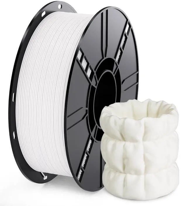 Main image of PLA GO 3D Printer Filament 1.75mm 1KG(2.2lbs) Spool (White) | NatureWorks Ingeo Neatly Wound & Beginner Friendly Tough PLA Filament For Bambu-Lab, Creality, Anycubic, Most FDM 3D Printers