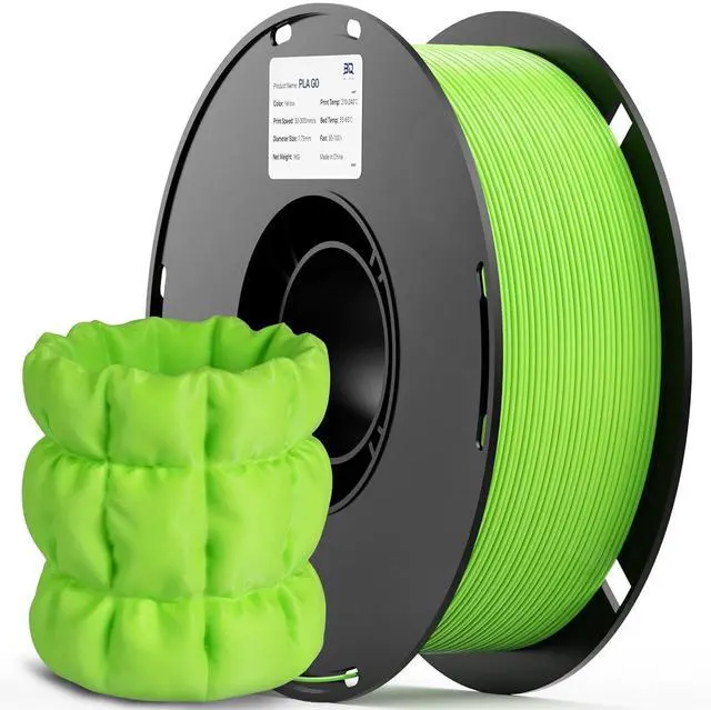 Main image of PLA GO 3D Printer Filament 1.75mm 1KG(2.2lbs) Spool (Avocado Green) | NatureWorks Ingeo Neatly Wound & Beginner Friendly Tough PLA Filament For Bambu-Lab, Creality, Anycubic, Most FDM 3D Printers