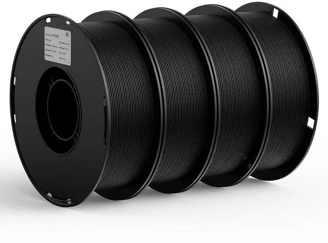 Main image of PLA GO 3D Printer Filament 1.75mm 4KG Spool (Black*4) | NatureWorks Ingeo Neatly Wound & Beginner Friendly Tough PLA Filament For Bambu-Lab, Creality, Anycubic, Most FDM 3D Printers
