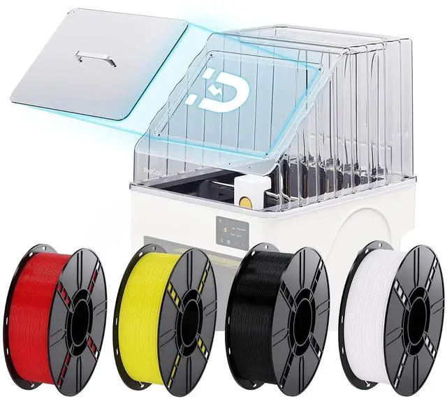 Main image of PopCap Clear Top Cover for Snapmaker-U1 with 4KG(2.2lbs×4) PLA Filament, High-Temp Resistant PC Transparent Enclosure Insulated & Dustproof Magnetic Hatch Integrated Tool Tray with PLA Filament