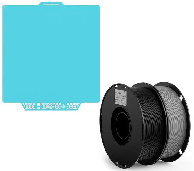 Main image of PLA GO 3D Printer Filament 1.75mm 2KG in Total (Black&Grey) +Cryogrip Pro Glacier-Orignal 257×257MM