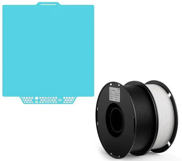 Main image of PLA GO 3D Printer Filament 1.75mm in Total (Black&White)+Cryogrip Pro Glacier-Original 257×257MM