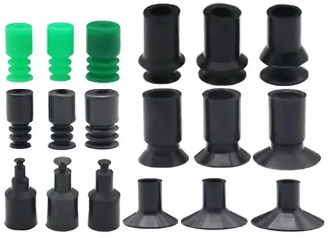 Main image of 1Pcs Manipulator Mini Vacuum Pad Suction Cup Suciton Nozzle ZP-2UN 8 ZP-US/N Pneumatic Industrial Vacuum Sucker(ZP-06C ESD Black)