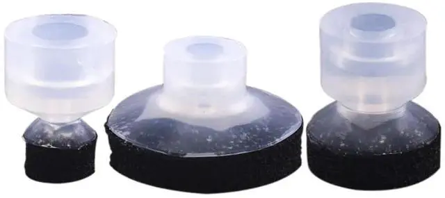 Main image of 1Pcs SP-08/10/12/15/20/25/30/40/50 SP-S08/10/12/15/20/25/30 Single Layer Black Sponge Silicone Vacuum Suction Cup(SP-20)