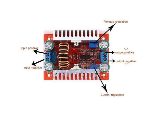 Alt view image 2 of 4 - 400WDC-DC High Power Constant Voltage Constant Current Boost Power Supply Module Voltage Regulator LED Boost Drive Battery Charging