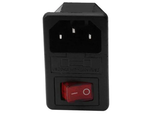 Alt view image 4 of 5 - DEVMO 2PCS 3D Printer Power Switch 220V/110V 10A Short Circuit Protection Socket Inlet Module Plug with 250V Fuse Switch Compatible with Anet A8 Ender 2 and Most Printer