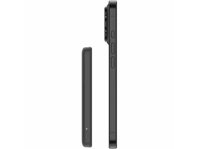Alt view image 6 of 7 - Belkin BoostCharge Slim Magnetic Power Bank 5K - For Smartphone, iPhone, Earbud, USB Type C Device, MagSafe-enabled Device, Android Device, Qi-enabled Device - 5000 mAh - 7.50 W - USB Type-C Connector
