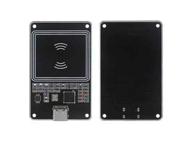 Alt view image 4 of 5 - AITRIP 2Sets PN532 V2.0 NFC RFID Wireless Module V3 User Kits Reader Writer Mode IC S50 Card PCB Attenna I2C IIC SPI HSU Type C Interface for Arduino Raspberry Pi