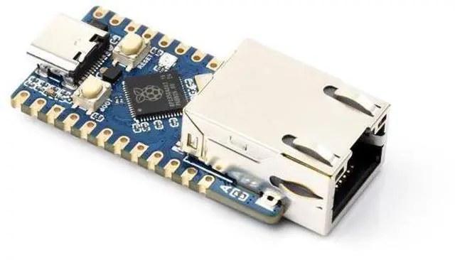 Main image of Waveshare RP2350 ETH Dev Board: RP2350 Ethernet Port Module, Onboard ETH, 14 Multi-function GPIO Pins, Tiny Size, Easy Integration, Linux Compatible, Ethernet Connectivity