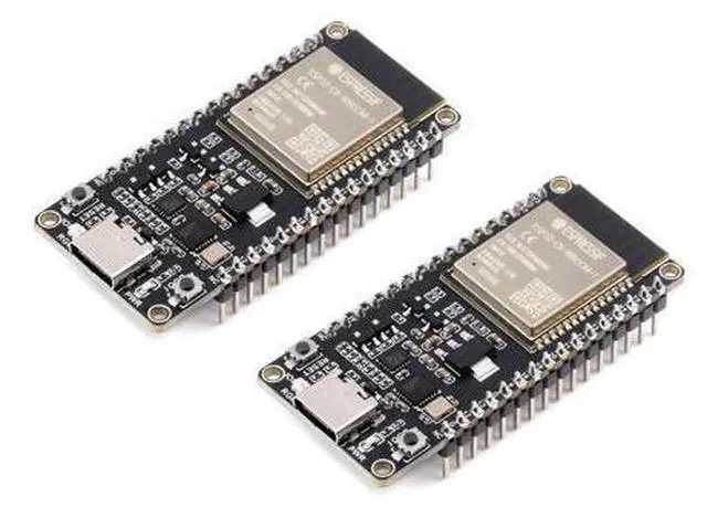 Main image of 2PCS Waveshare ESP32-C6 Microcontroller, WiFi 6 Development Board, 160MHz Single-Core Processor, ESP32-C6-WROOM-1-N8 Module, Supports USB and UART Development with Pre-soldered Header