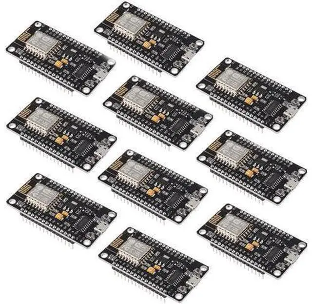 Main image of Dorhea 10PCS ESP8266 WiFi Development Internet Board NodeMCU LUA 4M Flash Serial Wireless Module CH340 Serial WiFi WLAN Communication Compatible with Board IDE/Micropython