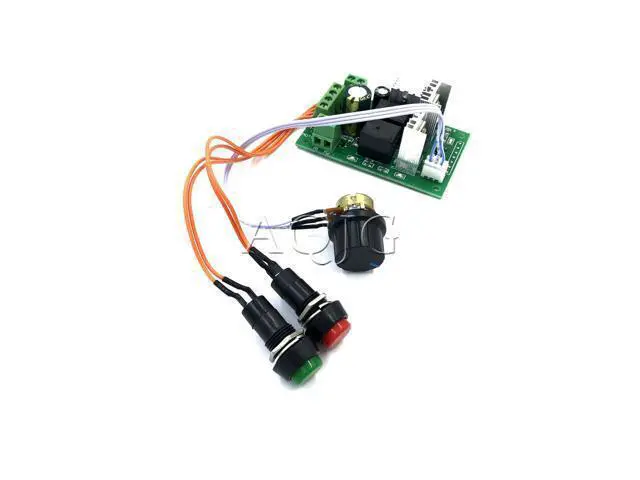 Alt view image 3 of 5 - PWM dc motor speed controller 10A CW CCW Self reset digital display 0~100% adjustable drive module Input 6V~55V