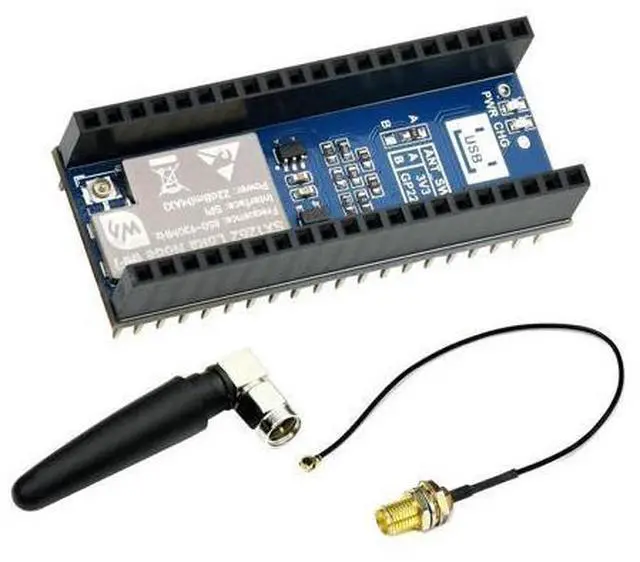 Main image of Waveshare Pico SX1262 LoRa Node Module, Compatible with Raspberry Pi Pico, LoRaWAN Protocol Support, Long Range, Low Power, High Sensitivity Wireless Communication for IoT Projects