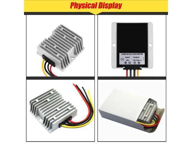 Alt view image 2 of 7 - DC 12V Step Up to 24V Boost Converter 5A 120W DC Voltage Regulator Power Converter Adapter Waterproof Module Transformer for Golf Cart Club Car LED Light