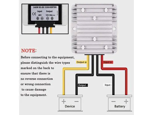 Alt view image 3 of 7 - DC 12V Step Up to 24V Boost Converter 5A 120W DC Voltage Regulator Power Converter Adapter Waterproof Module Transformer for Golf Cart Club Car LED Light