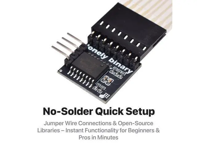 Alt view image 4 of 5 - 5-Sets I2C Soft 4x4 Matrix Keypad Kit - 5pcs Soft Membrane Keypads 4 x 4 16 Keys Keyboard Switch Module, 5pcs I2C Adapters for GPIO Savings for Arduino, Raspberry Pi, ESP32 Projects