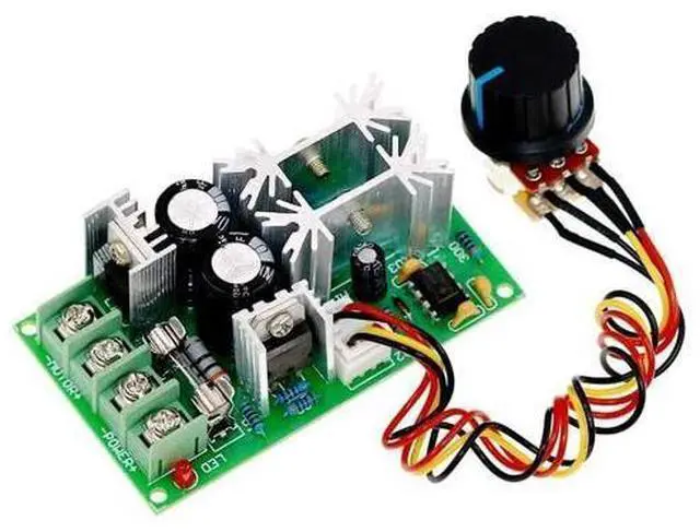 Main image of PWM Electronic Governor Controller Regulation 12V DC Motor Speed Controller 24V 36V 48V 20A Switch High Power Drive Module Adjustable Speed