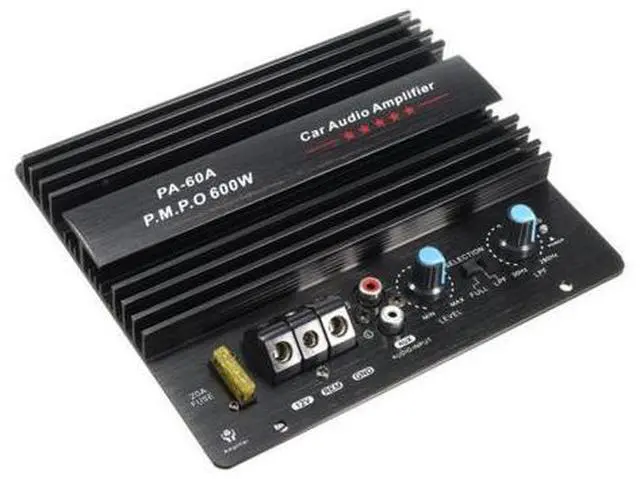 Main image of PA-60A 12V 600W Speaker Amplifier Board Lossless Subwoofer Bass Module Durable Mono Channel High Power Car Audio Accessories