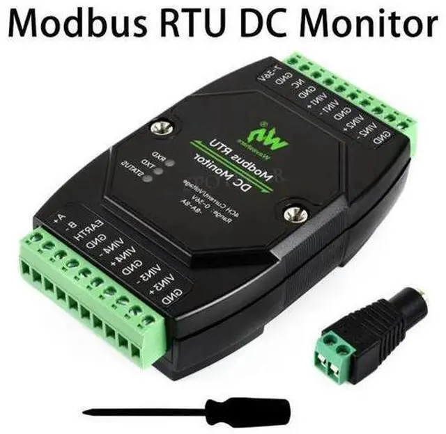 Main image of Industrial 4-ch RS485 DC Detection Module Modbus RTU DIN Rail