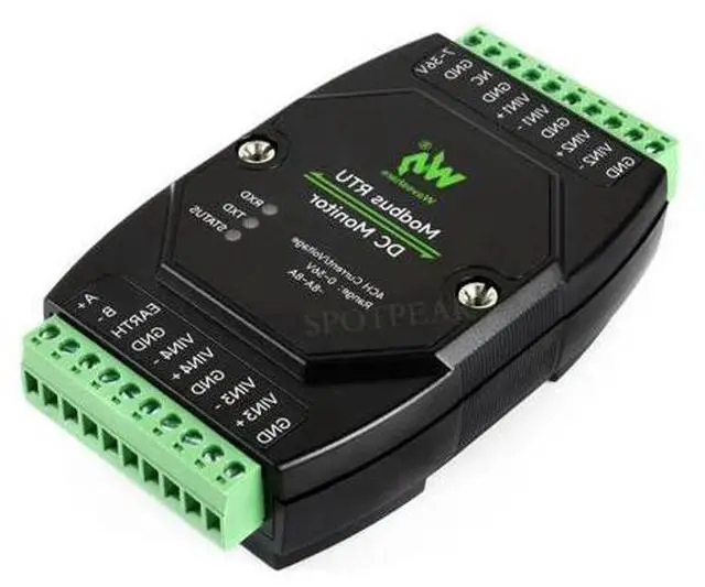 Alt view image 6 of 6 - Industrial 4-ch RS485 DC Detection Module Modbus RTU DIN Rail