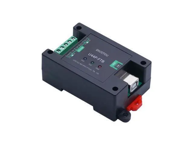 Alt view image 2 of 5 - Industrial USB to RS422 Serial Module Support RS422/485 Interface to USB with DC Power Isolation and Digital Isolator Multi-Protection ABS case DIN Rail mounting