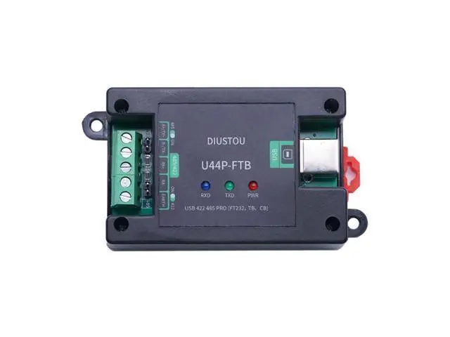 Alt view image 3 of 5 - Industrial USB to RS422 Serial Module Support RS422/485 Interface to USB with DC Power Isolation and Digital Isolator Multi-Protection ABS case DIN Rail mounting